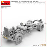 MiniArt 1/35 German 3t Cargo Truck 3.6-36S. Pritsche-Normal-Type. Military Service Plastic Model Kit
