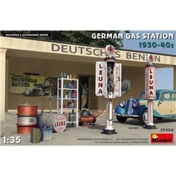 MiniArt 1/35 German Gas Station 1930-40s – MA35598