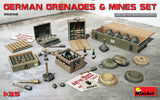 Miniart 1/35 German Grenades & Mines Set Plastic Model Kit [35258]