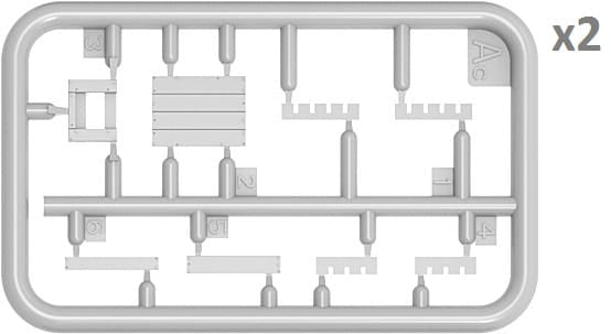 Miniart 1/35 German Grenades & Mines Set Plastic Model Kit [35258]