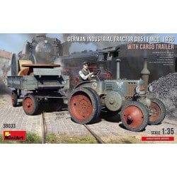 MiniArt 1/35 German Industrial Tractor D8511 Mod. 1936 with Cargo Trailer – MA38033