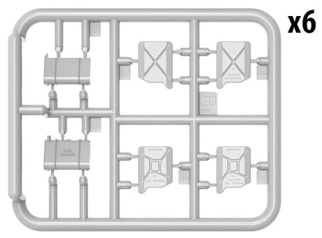 Miniart 1/35 German Jerry Cans Set WW2 Plastic Model Kit [35588]