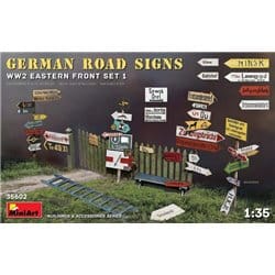 MiniArt 1/35 German Road Signs WWII Eastern Front Set 1 – MA35602