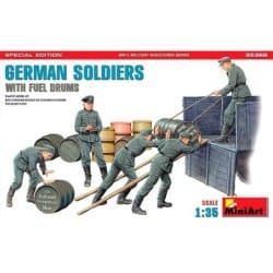 MiniArt 1/35 German Soldiers with Fuel Drums Special Edition – MA35366