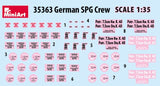 MiniArt 1/35 German SPG Crew Plastic Model Kit