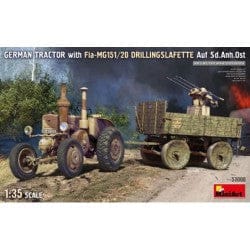 MiniArt 1/35 German Tractor with Fla-MG151/20 Drillingslafette – MA53008