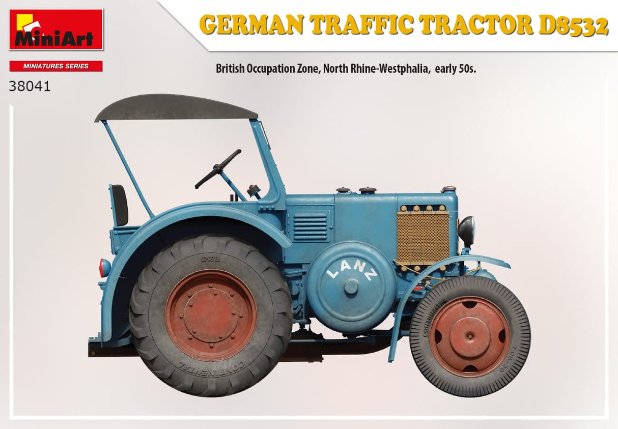 MiniArt 1/35 German Traffic Tractor D8532 Plastic Model Kit