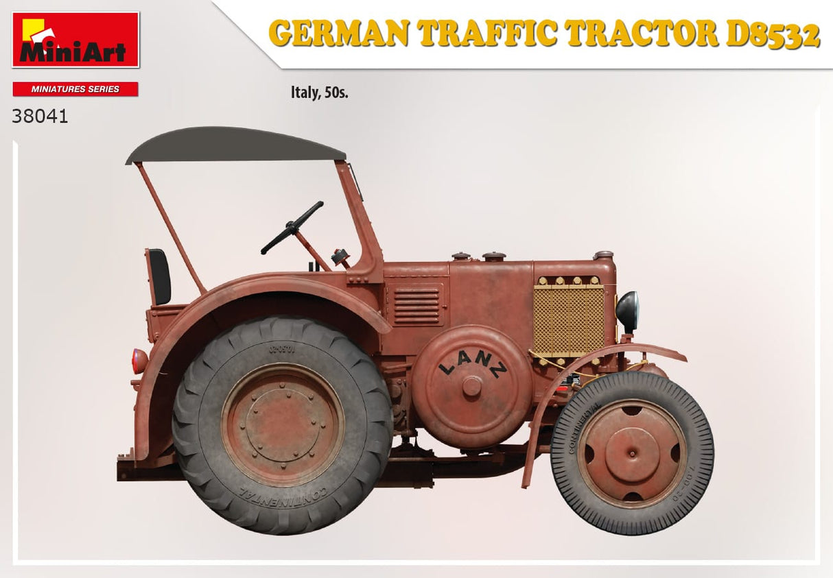 MiniArt 1/35 German Traffic Tractor D8532 Plastic Model Kit