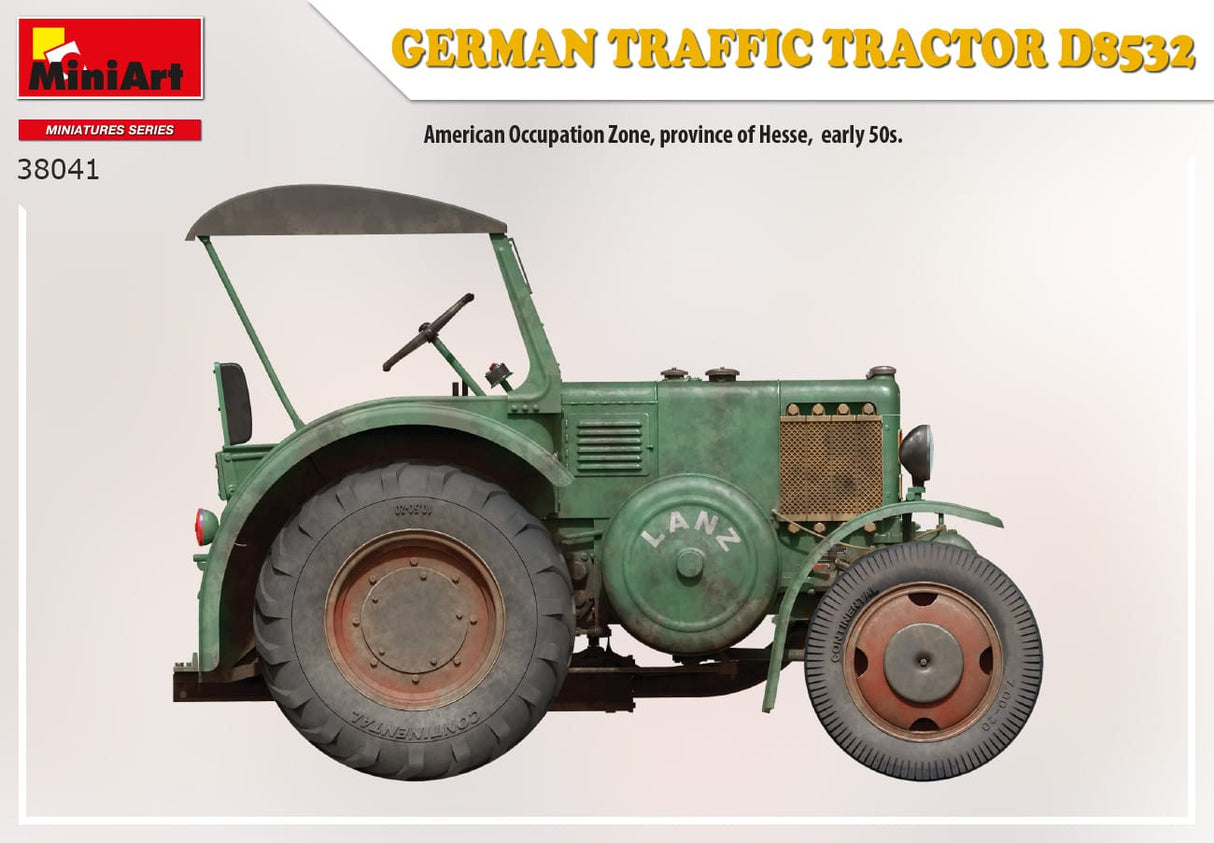MiniArt 1/35 German Traffic Tractor D8532 Plastic Model Kit
