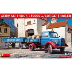MiniArt 1/35 German Truck L1500S with Cargo Trailer – MA38023