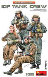 MiniArt 1/35 IDF Tank Crew Plastic Model Kit