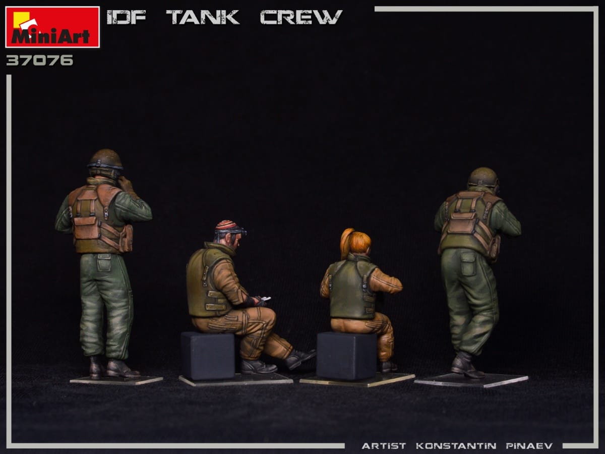 MiniArt 1/35 IDF Tank Crew Plastic Model Kit