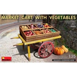 MiniArt 1/35 Market Cart with Vegetables – MA35623