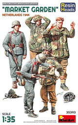 MiniArt 1/35 Market Garden (Netherlands 1944) Resin Heads Plastic Model Kit