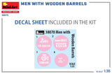 MiniArt 1/35 Men with Wooden Barrels Plastic Model Kit