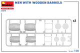 MiniArt 1/35 Men with Wooden Barrels Plastic Model Kit