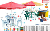 Miniart 1/35 Modern Street Cafe Plastic Model Kit [35610]