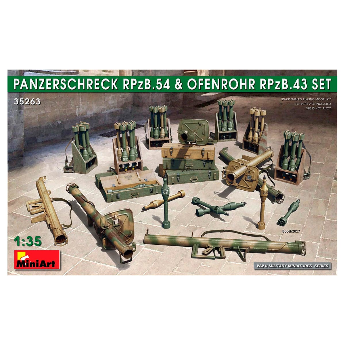 MiniArt 1/35 Panzerschreck RPzB.54 & Ofenrohr RPzB.43 Set – MA35263