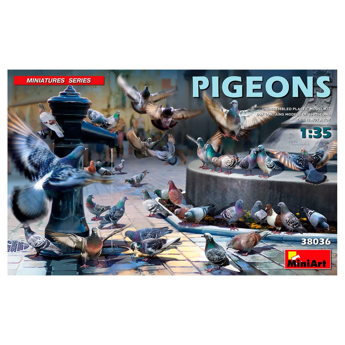 MiniArt 1/35 Pigeons – MA38036