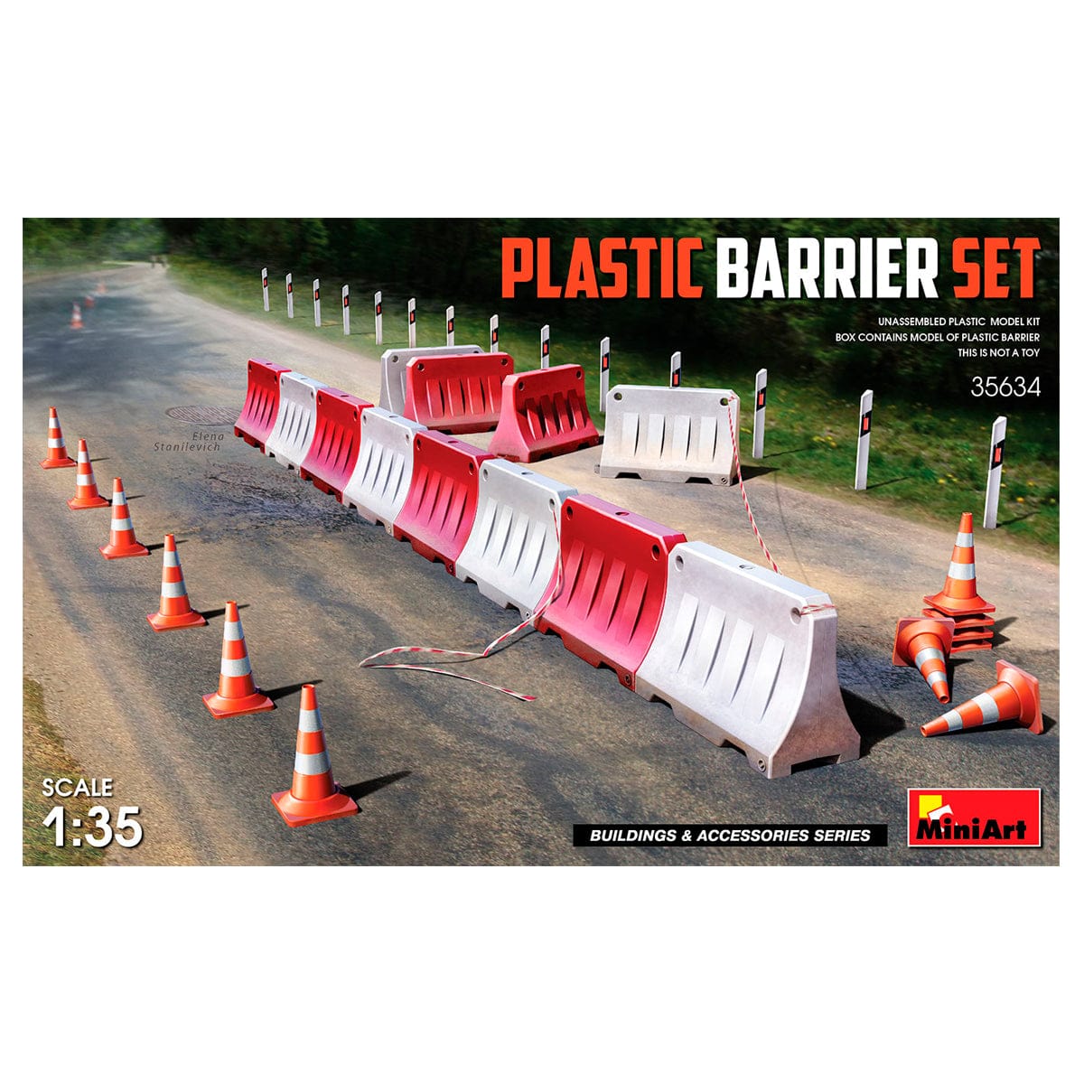 MiniArt 1/35 Plastic Barrier Set – MA35634