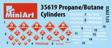 MiniArt 1/35 Propane/Butane Cylinders Plastic Model Kit