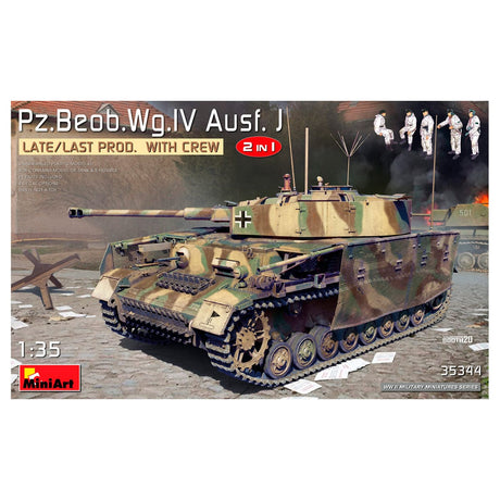 MiniArt 1/35 Pz.Beob.Wg.IV Ausf. J Late/Last Prod. 2 in 1 with Crew – MA35344