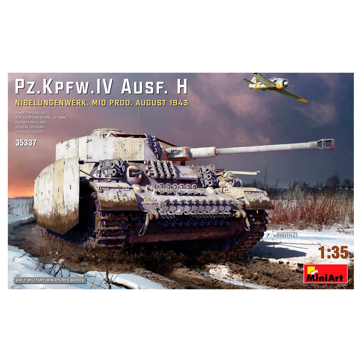 MiniArt 1/35 Pz.Kpfw.IV Ausf. H Nibelungenwerk Mid Production August 1943 – MA35337
