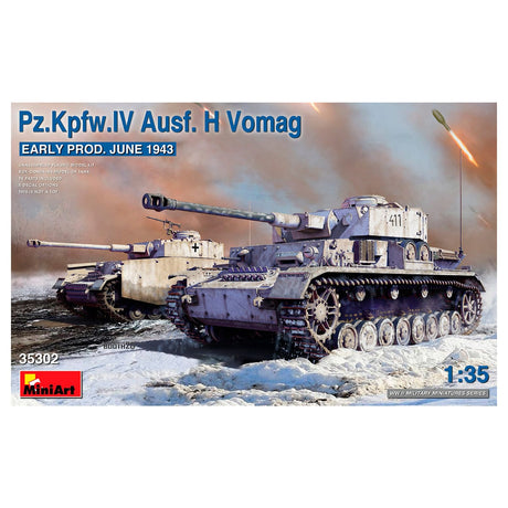 MiniArt 1/35 Pz.Kpfw. IV Ausf. H Vomag Early Production June 1943 – MA35302