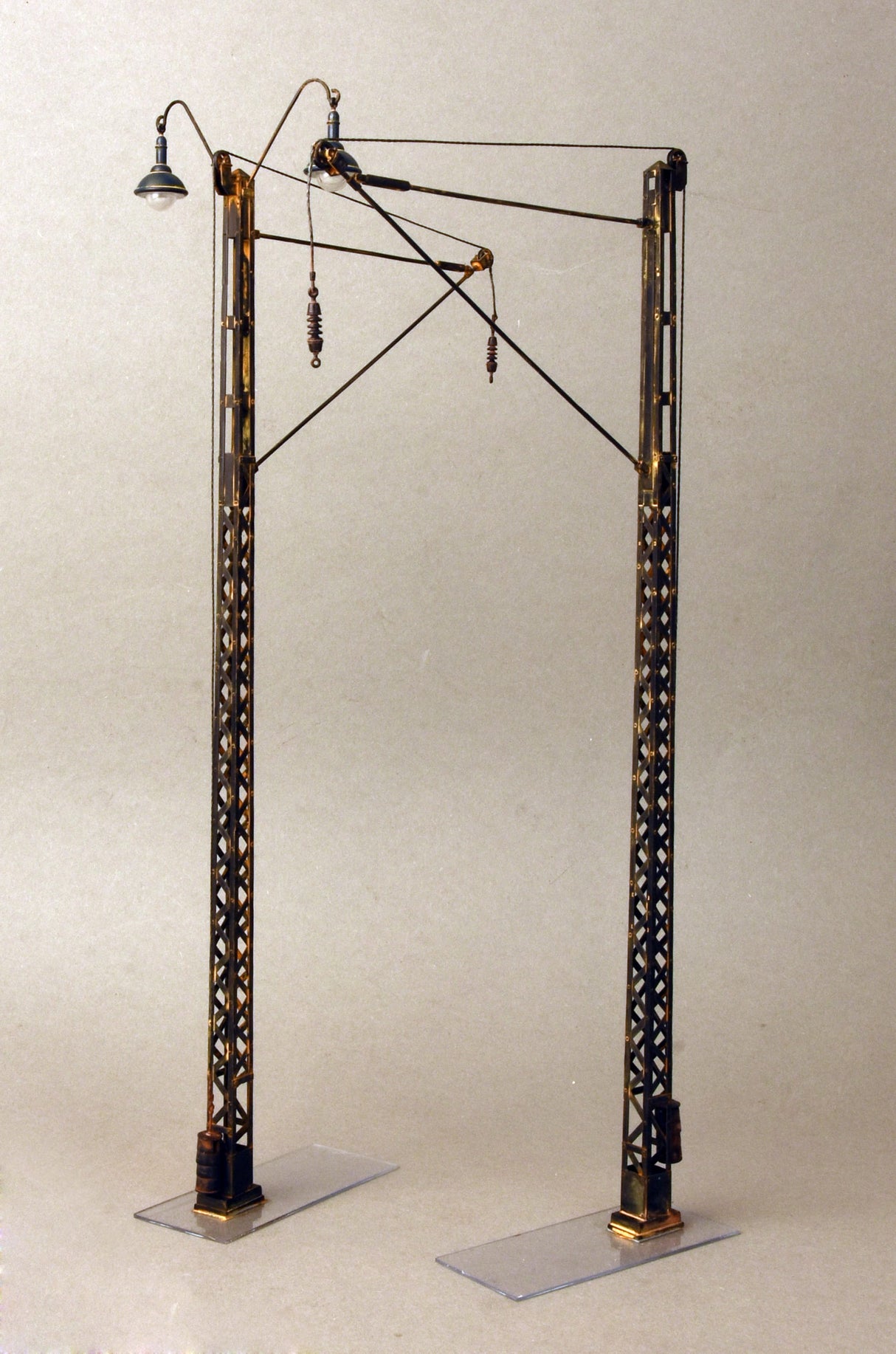 Miniart 1/35 Railroad Power Poles & Lamps Plastic Model Kit [35570]