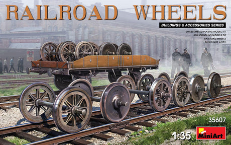 MiniArt 35607 Railroad Wheels kit box art