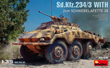 MiniArt 1/35 Sd.Kfz.234/3 with 2cm Schwebelafette 38. Plastic Model Kit