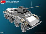 MiniArt 1/35 Sd.Kfz.234/3 with 2cm Schwebelafette 38. Plastic Model Kit
