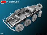 MiniArt 1/35 Sd.Kfz.234/3 with 2cm Schwebelafette 38. Plastic Model Kit