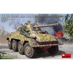 MiniArt 1/35 Sd.Kfz.234/4 Heavy Armoured Car with Crew – MA53014