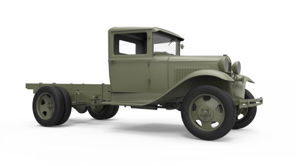 Miniart 1/35 Soviet 1,5 t Truck w/ M-4 Maxim AA Machine Gun [35186]