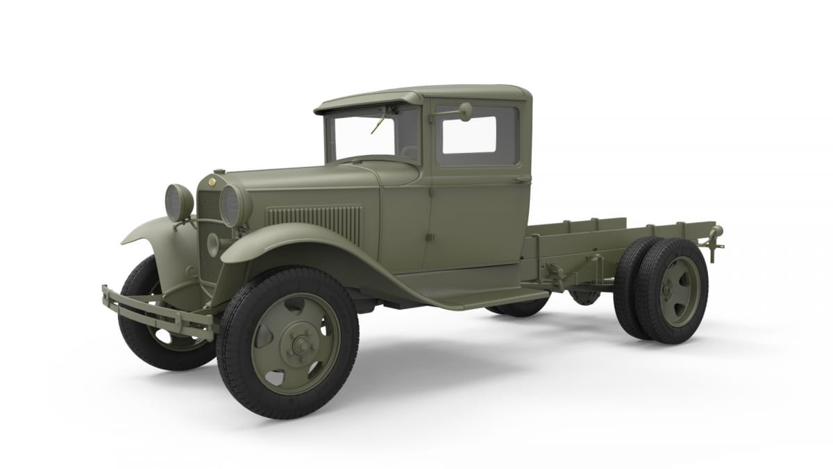 Miniart 1/35 Soviet 1,5 t Truck w/ M-4 Maxim AA Machine Gun [35186]