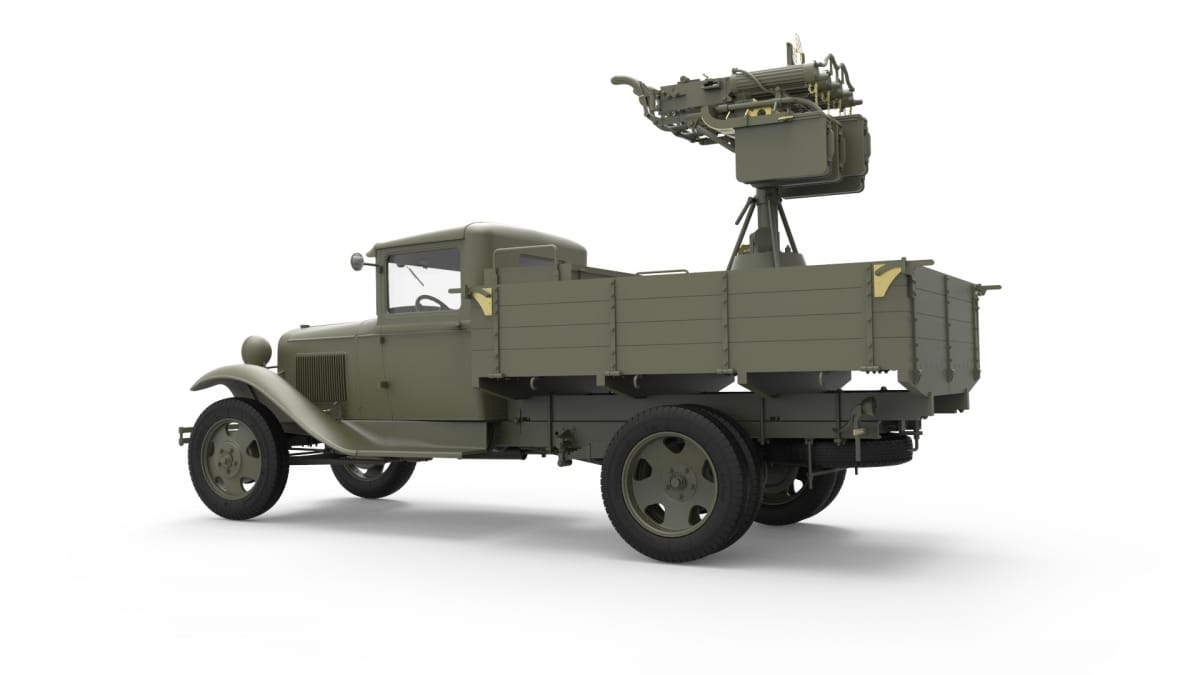 Miniart 1/35 Soviet 1,5 t Truck w/ M-4 Maxim AA Machine Gun [35186]