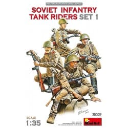 MiniArt 1/35 Soviet Infantry Tank Riders Set 1 – MA35309