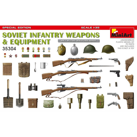 MiniArt 35304 Soviet Infantry Weapons and Equipment box