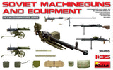 Miniart 1/35 Soviet Machineguns & Equipment Plastic Model Kit [35255]