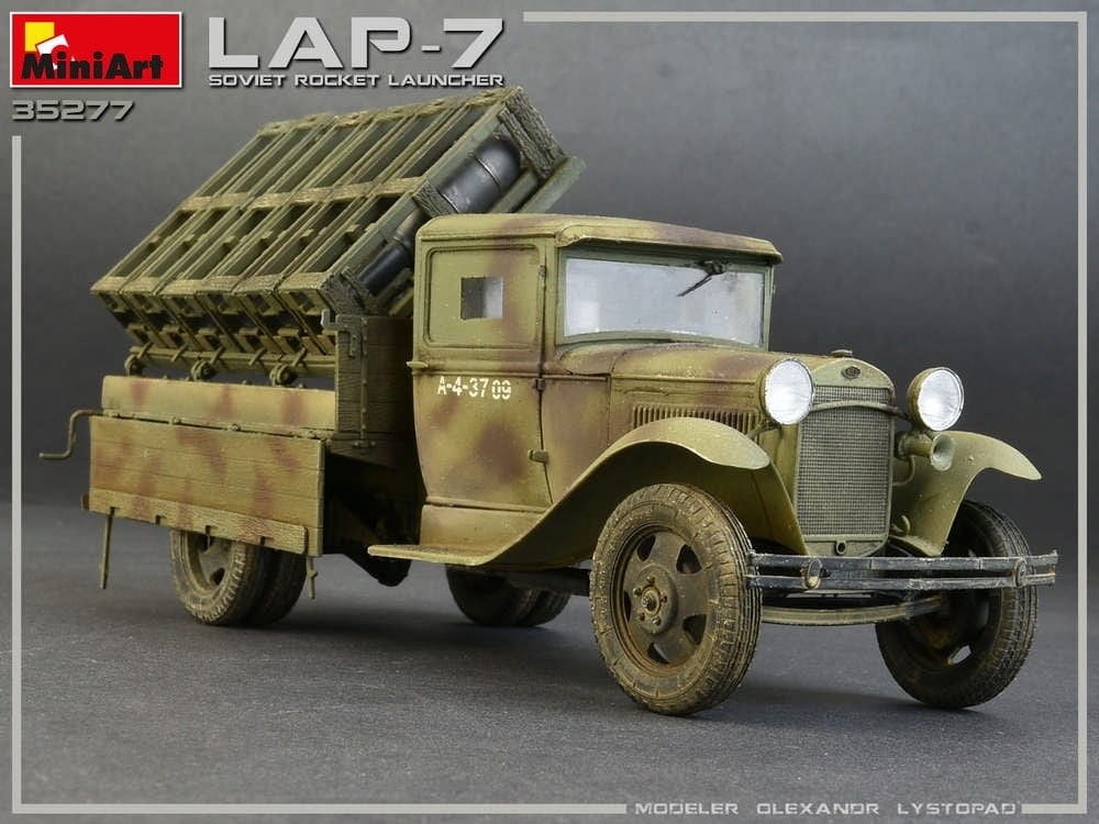 MiniArt 1/35 Soviet Rocket Launcher LAP-7 – MA35277