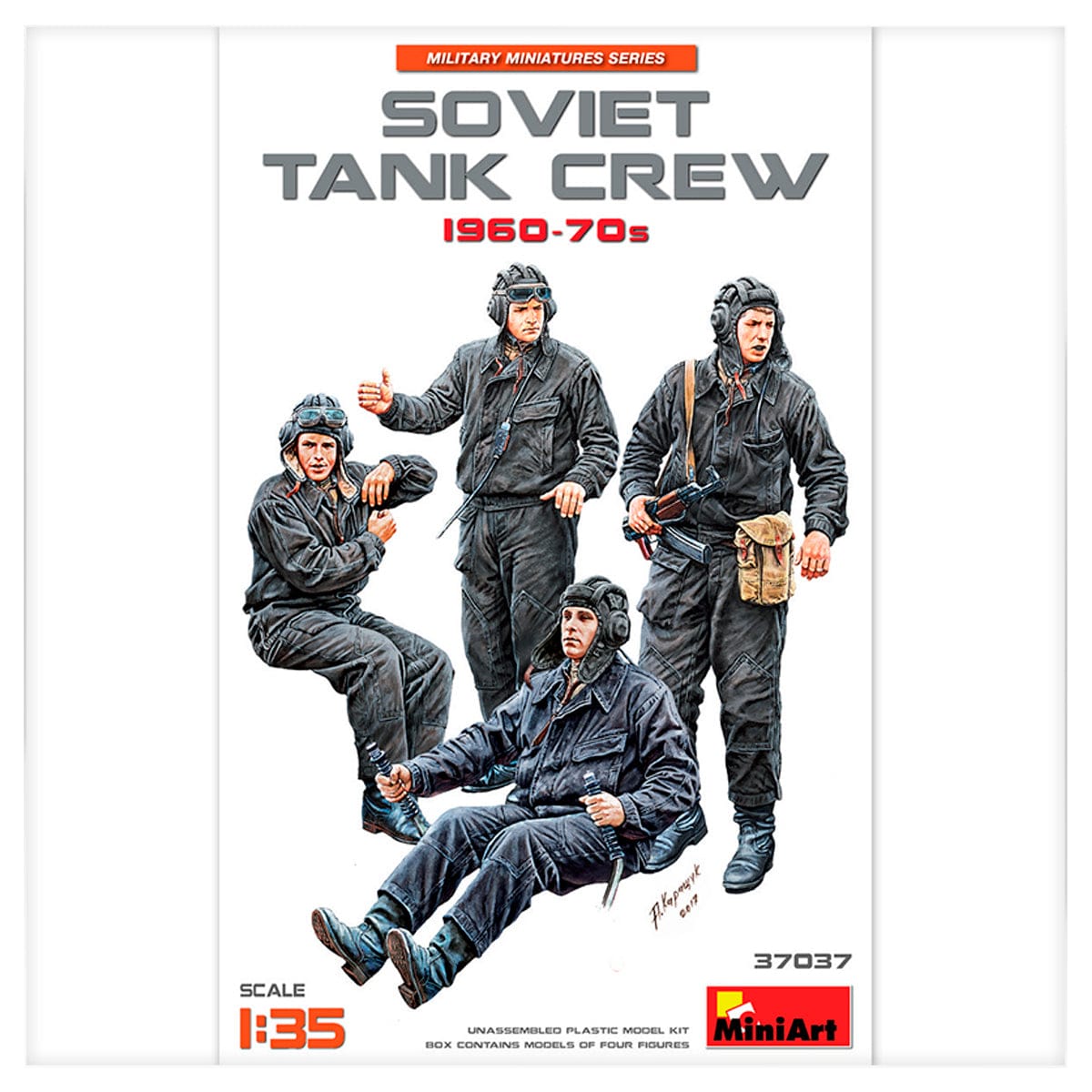 MiniArt 1/35 Soviet Tank Crew 1960-70s – MA37037
