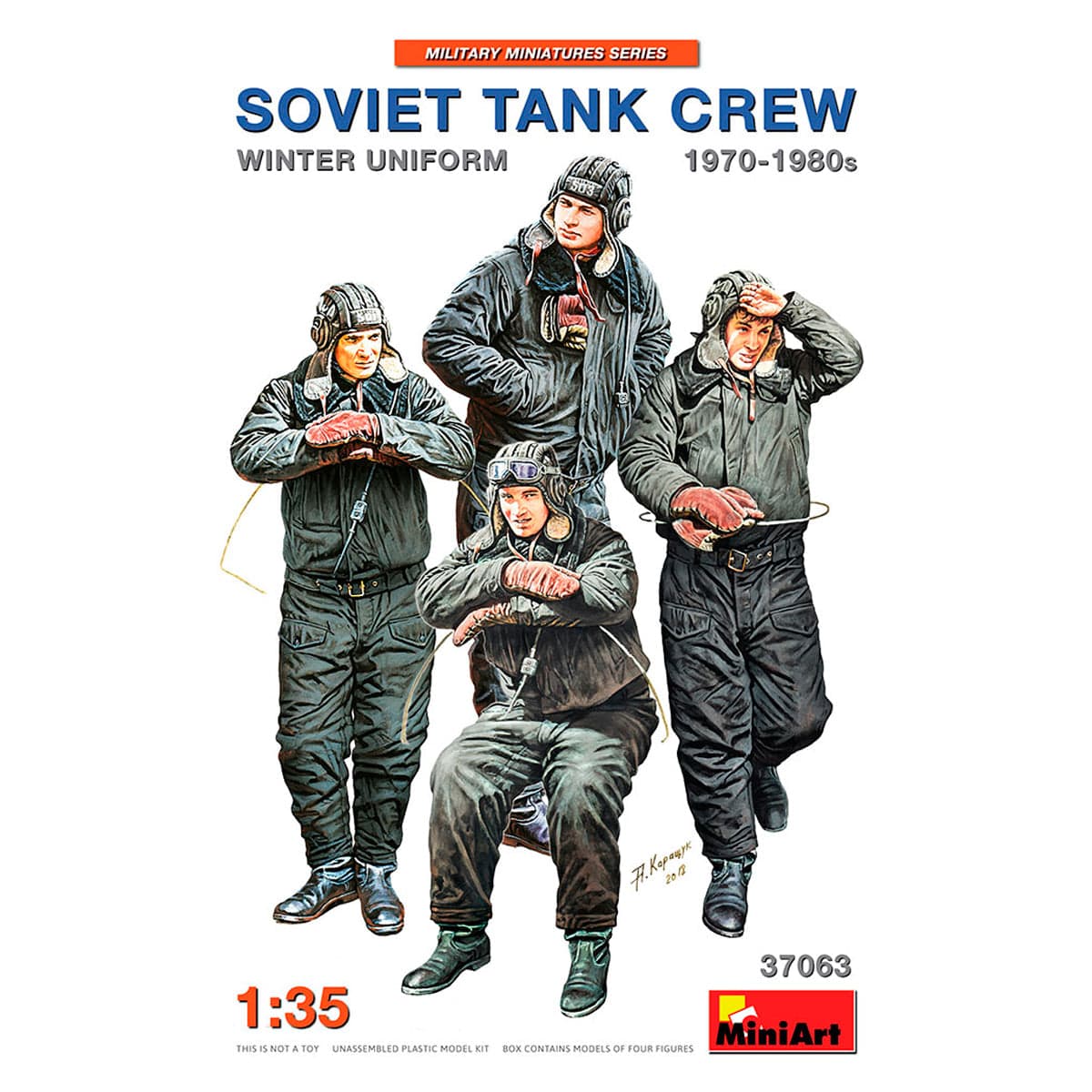 MiniArt 1/35 Soviet Tank Crew 1970-1980s Winter Uniform – MA37063