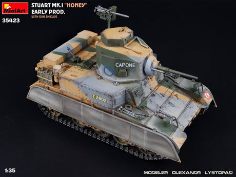 MiniArt 1/35 Stuart Mk.I Honey Early Prod. w/Sun Shields Plastic Model Kit