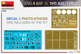 MiniArt 1/35 StuG III Ausf. G 1945 Alkett Prod. Plastic Model Kit