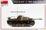 MiniArt 1/35 StuG III Ausf. G 1945 Alkett Prod. Plastic Model Kit