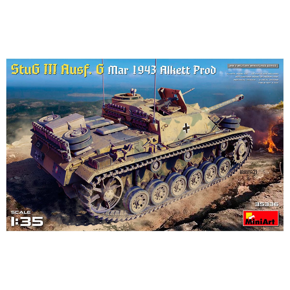 MiniArt 1/35 StuG III Ausf. G Mar 1943 Alkett Production – MA35336