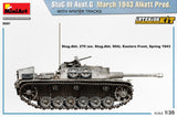 MiniArt 1/35 StuG III Ausf. G March 1943 Alkett Prod w/Winter Tracks. Interior Kit Plastic Model Kit