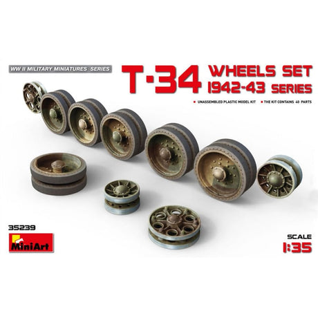 MiniArt 35239 T-34 Wheels 1942–43 kit box