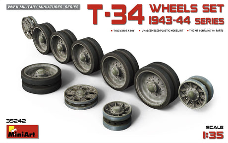 MiniArt 35242 T-34 Wheels Set 1943–44 box art